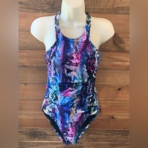 Magicsuit by Miraclesuit Boa Danika Strappy Back One Piece Swimsuit Size 8